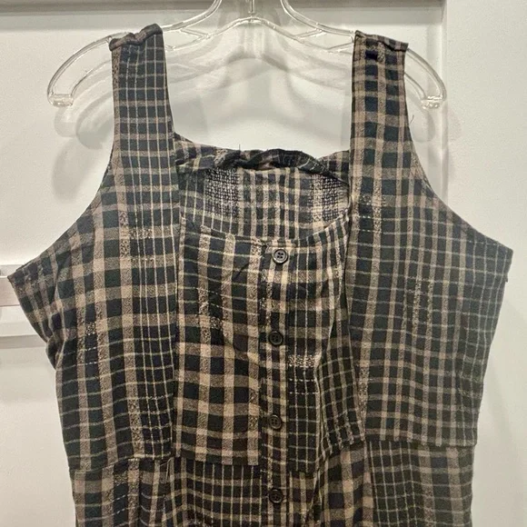 Plaid Sleeveless Dress - Picture 5 of 12